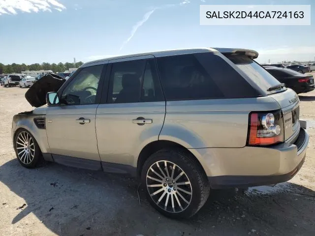 2012 Land Rover Range Rover Sport Hse Luxury VIN: SALSK2D44CA724163 Lot: 51835024