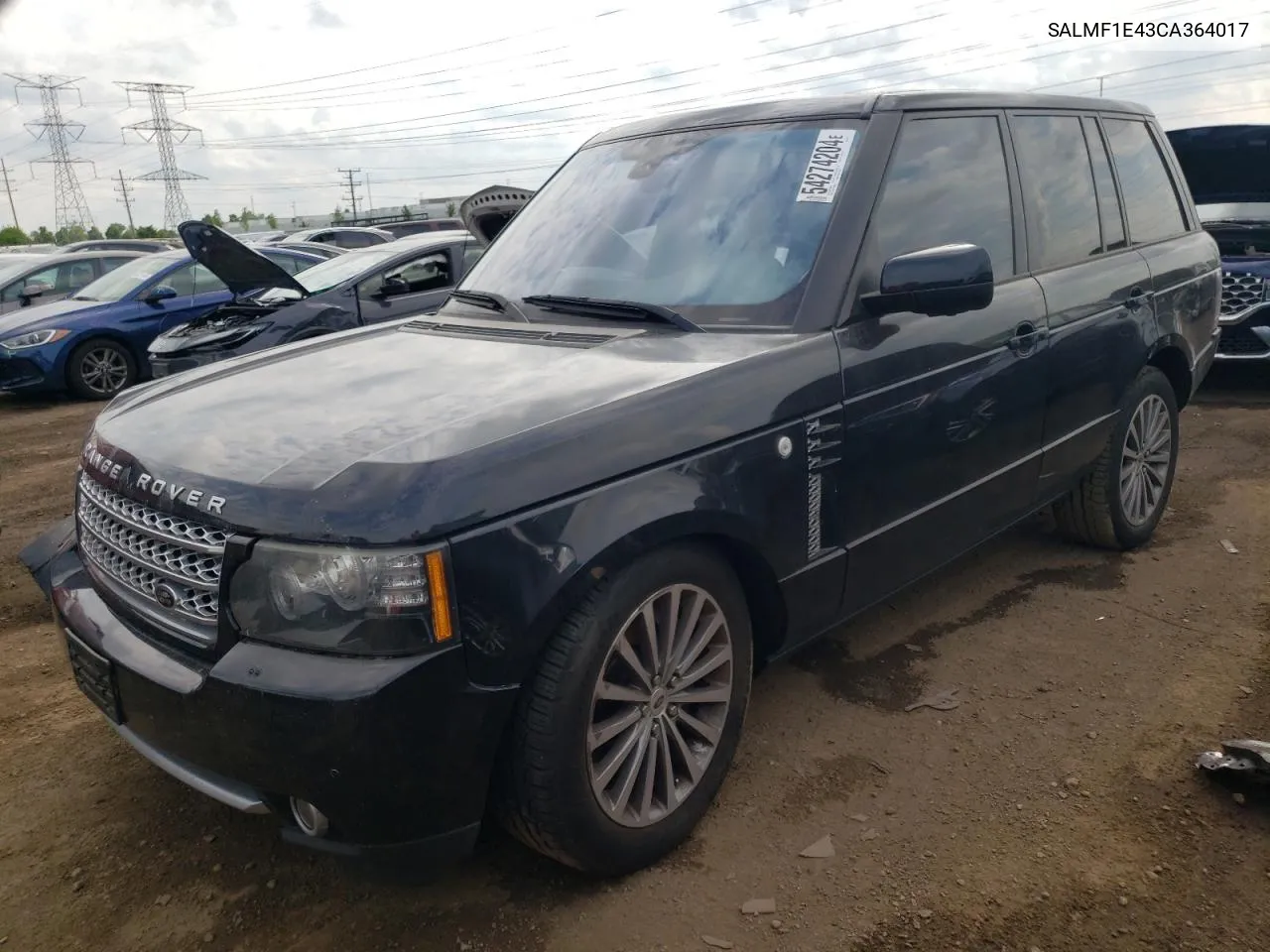 SALMF1E43CA364017 2012 Land Rover Range Rover Hse Luxury