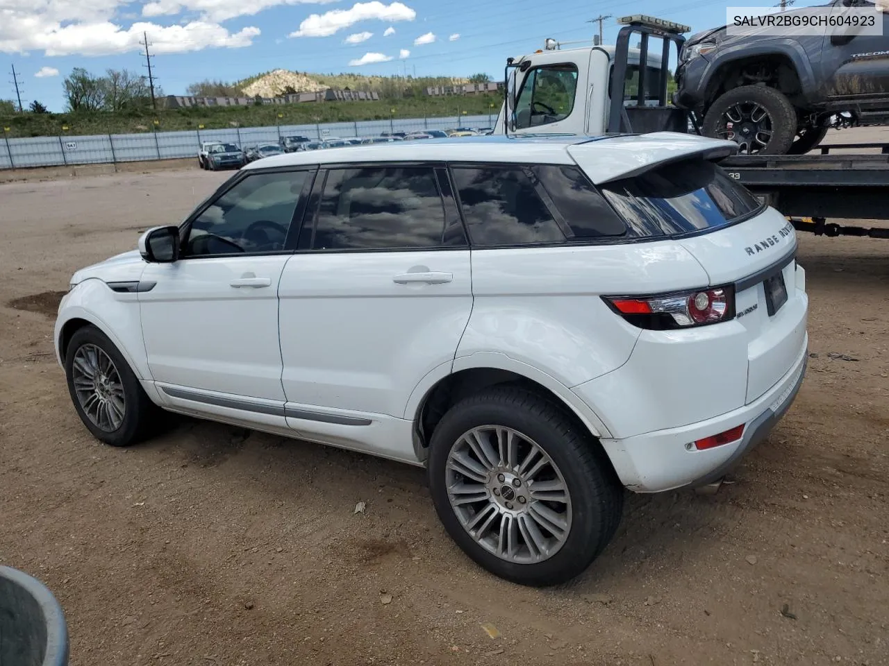 SALVR2BG9CH604923 2012 Land Rover Range Rover Evoque Pure Premium