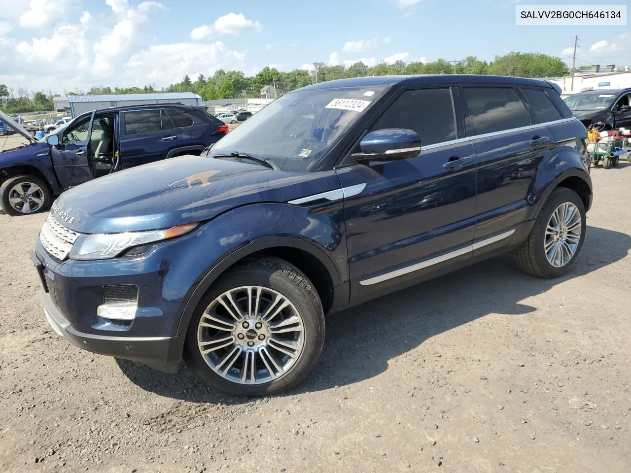 2012 Land Rover Range Rover Evoque Prestige Premium VIN: SALVV2BG0CH646134 Lot: 56112324