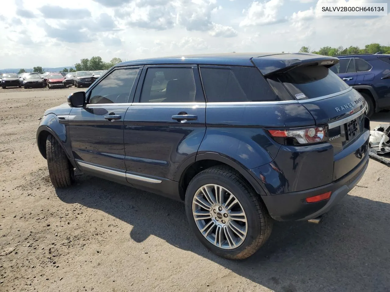 SALVV2BG0CH646134 2012 Land Rover Range Rover Evoque Prestige Premium