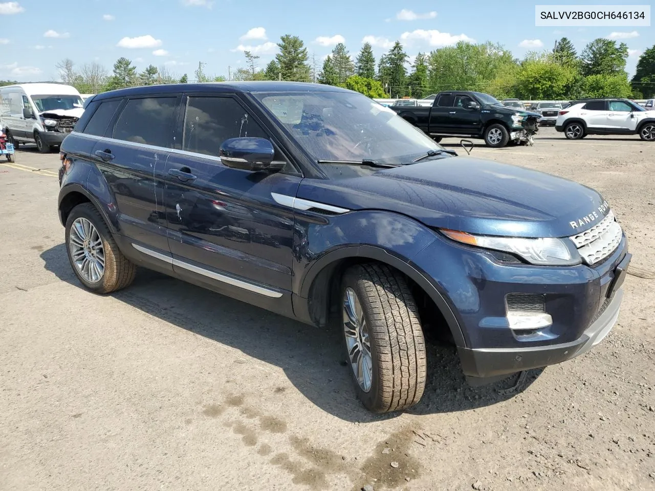 2012 Land Rover Range Rover Evoque Prestige Premium VIN: SALVV2BG0CH646134 Lot: 56112324