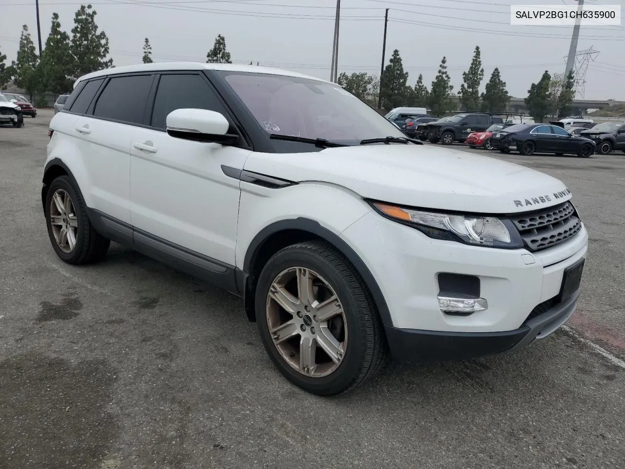 2012 Land Rover Range Rover Evoque Pure Plus VIN: SALVP2BG1CH635900 Lot: 56723464