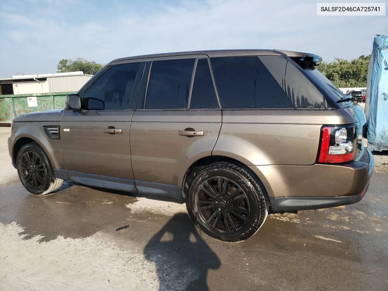 2012 Land Rover Range Rover Sport Hse VIN: SALSF2D46CA725741 Lot: 57814074