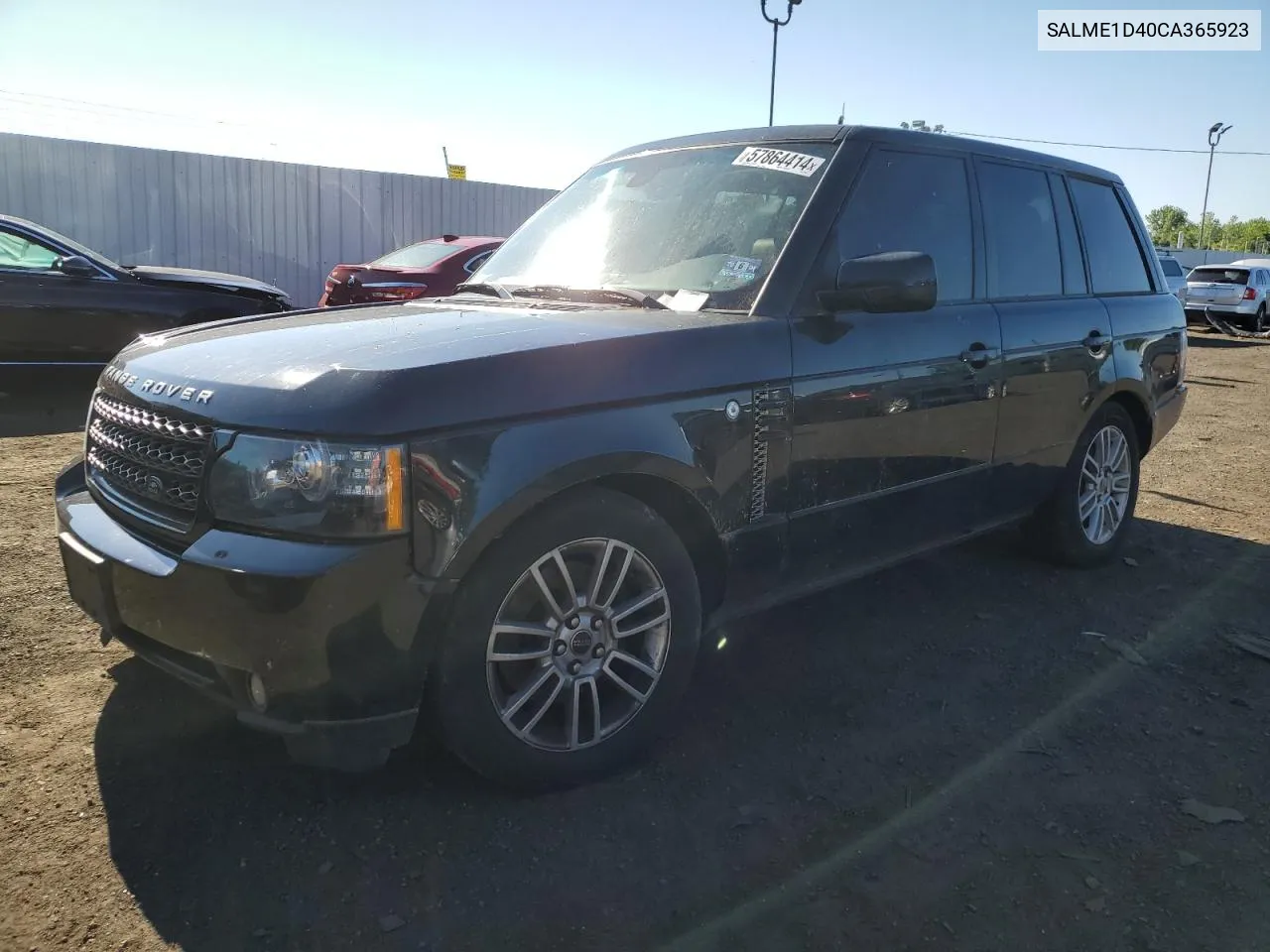 2012 Land Rover Range Rover Hse VIN: SALME1D40CA365923 Lot: 57864414