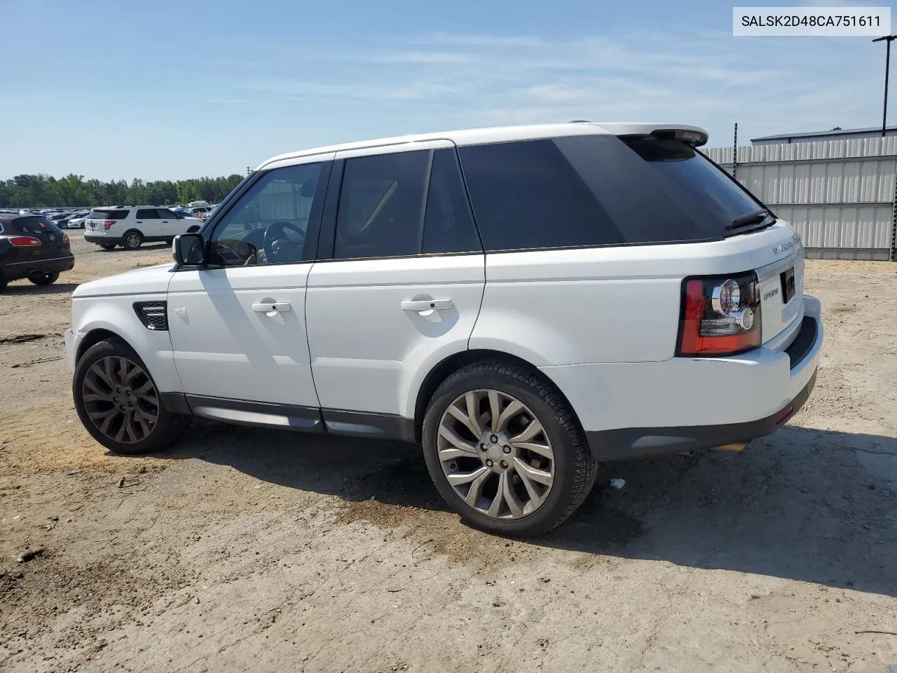 2012 Land Rover Range Rover Sport Hse Luxury VIN: SALSK2D48CA751611 Lot: 57954124