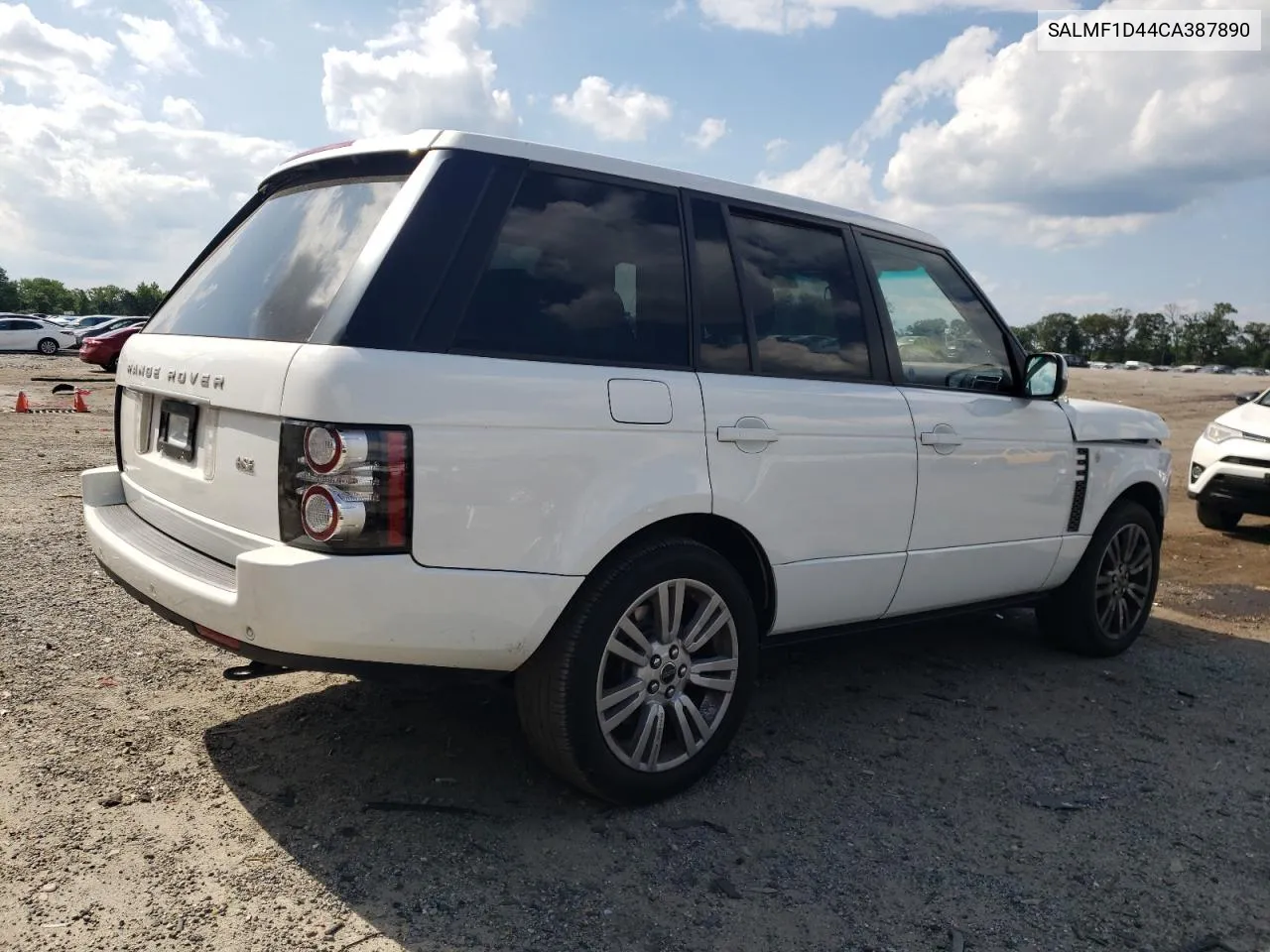 SALMF1D44CA387890 2012 Land Rover Range Rover Hse Luxury