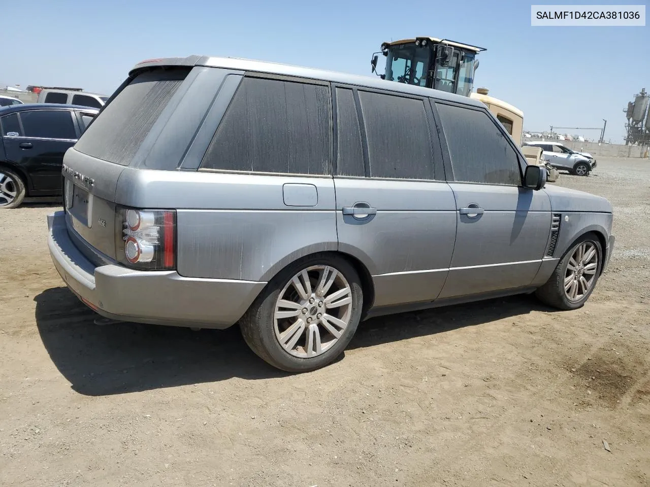 2012 Land Rover Range Rover Hse Luxury VIN: SALMF1D42CA381036 Lot: 59799164