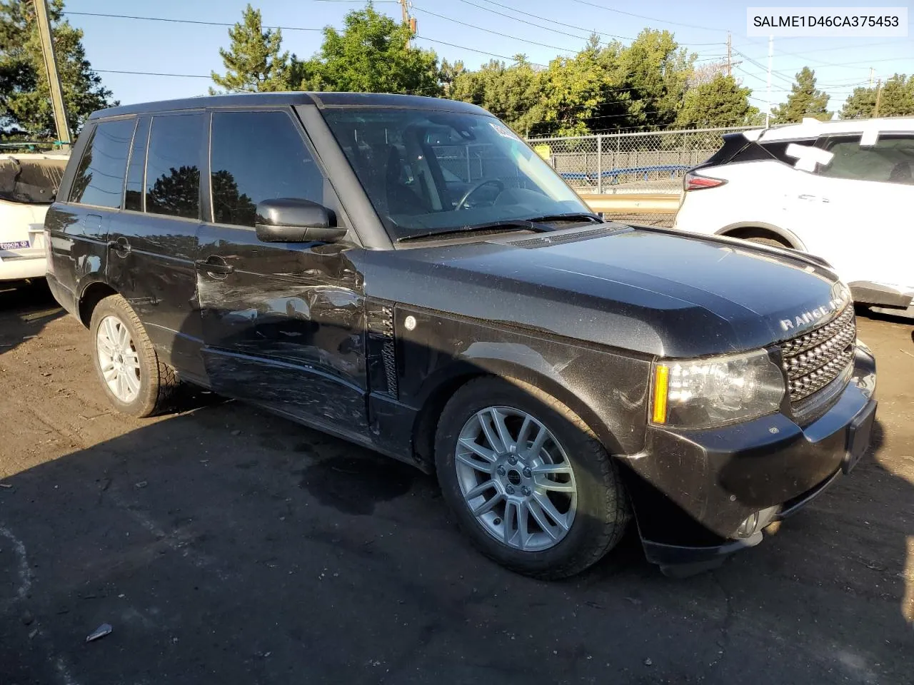 2012 Land Rover Range Rover Hse VIN: SALME1D46CA375453 Lot: 62476584