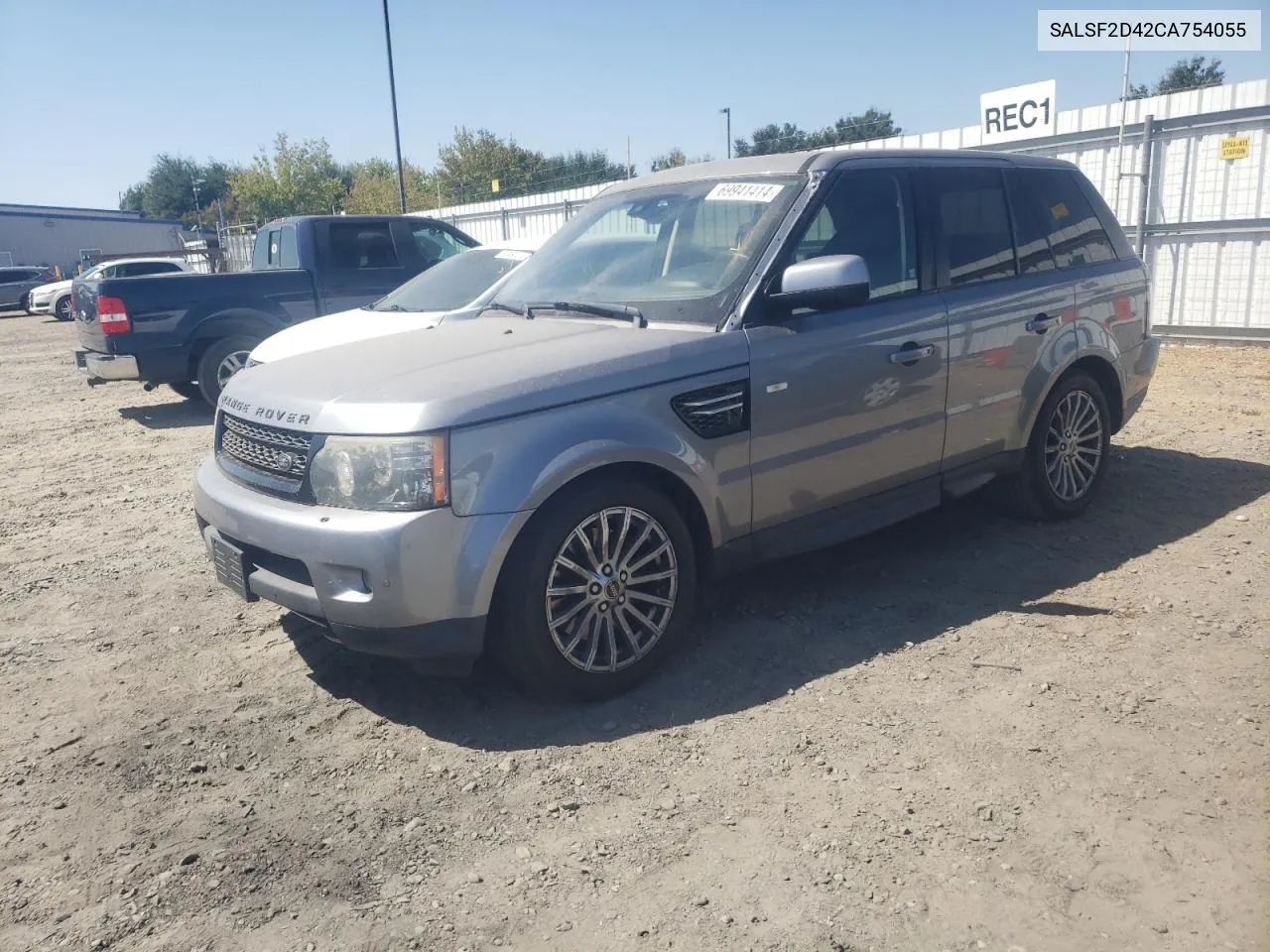 2012 Land Rover Range Rover Sport Hse VIN: SALSF2D42CA754055 Lot: 69941414