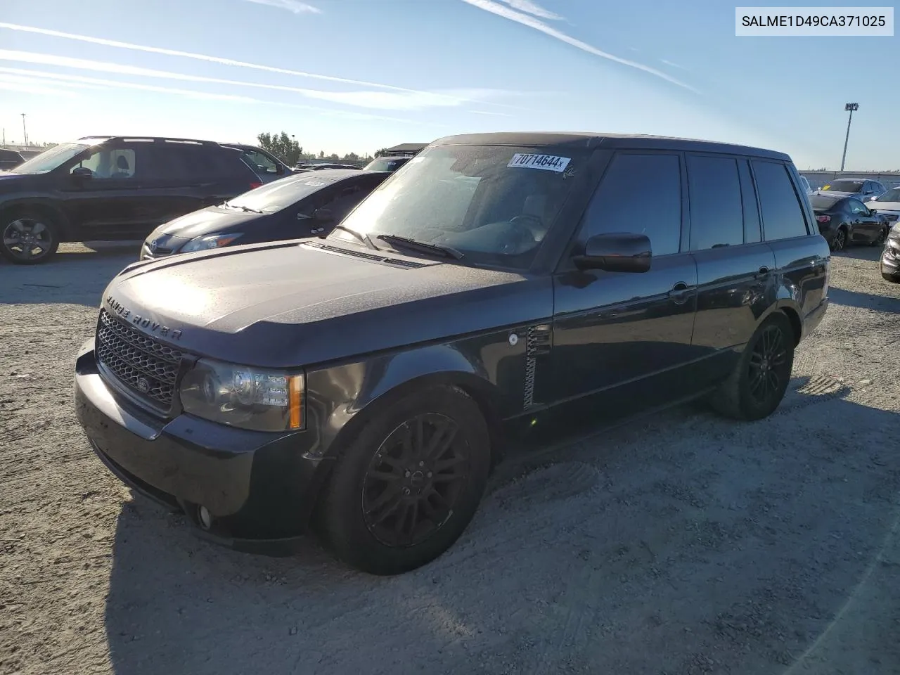 SALME1D49CA371025 2012 Land Rover Range Rover Hse