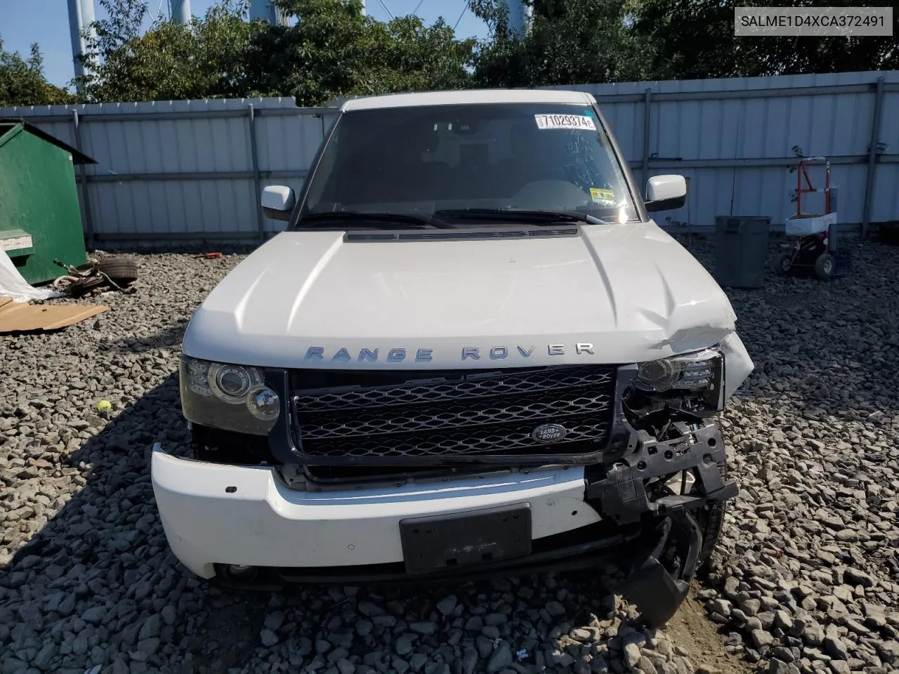 SALME1D4XCA372491 2012 Land Rover Range Rover Hse