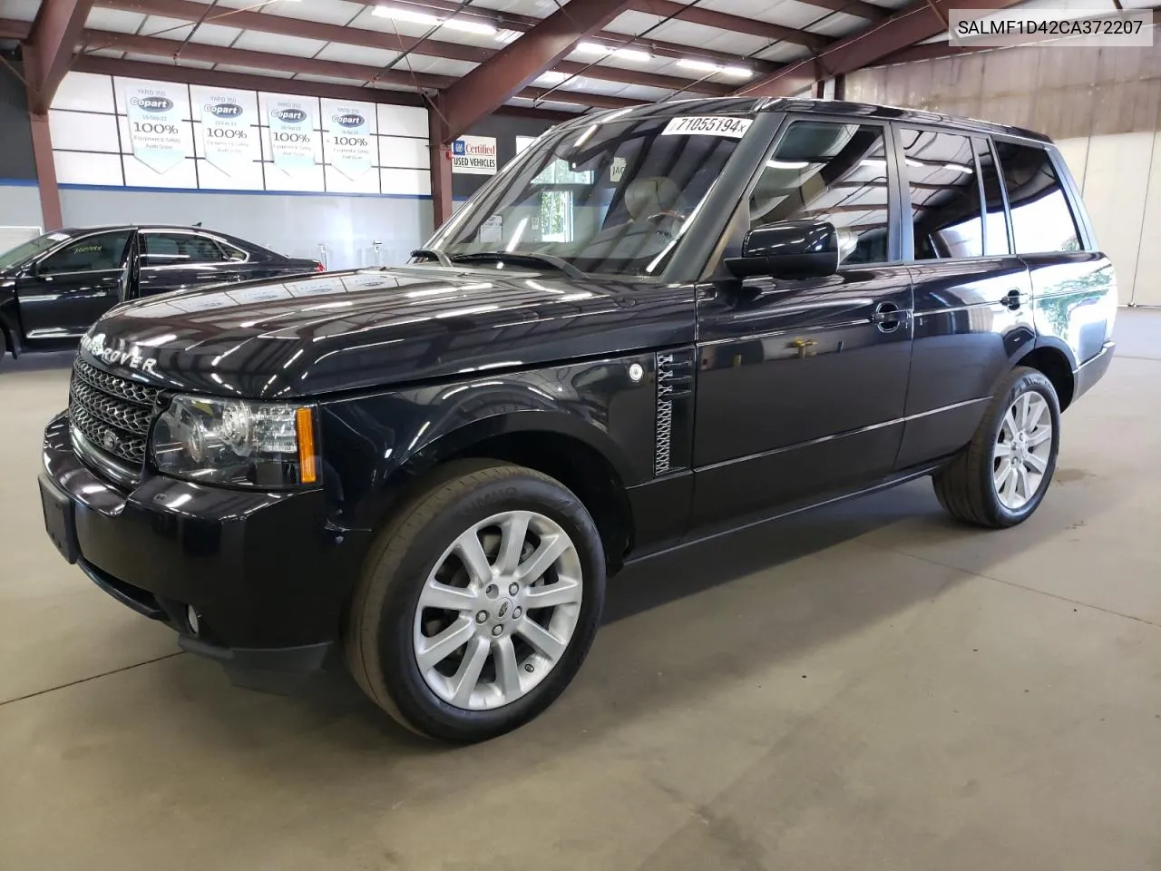 2012 Land Rover Range Rover Hse Luxury VIN: SALMF1D42CA372207 Lot: 71055194