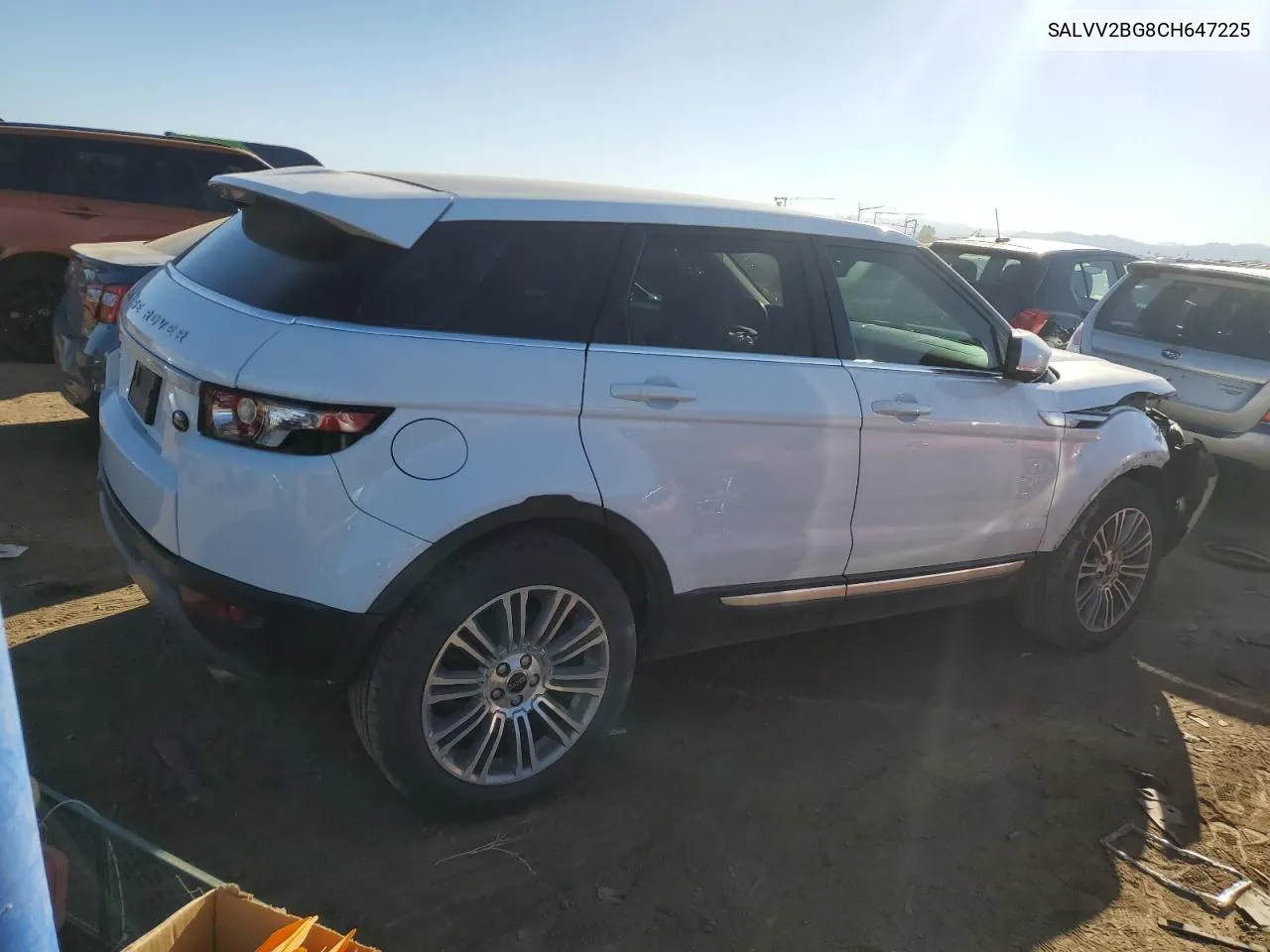 2012 Land Rover Range Rover Evoque Prestige Premium VIN: SALVV2BG8CH647225 Lot: 71263734