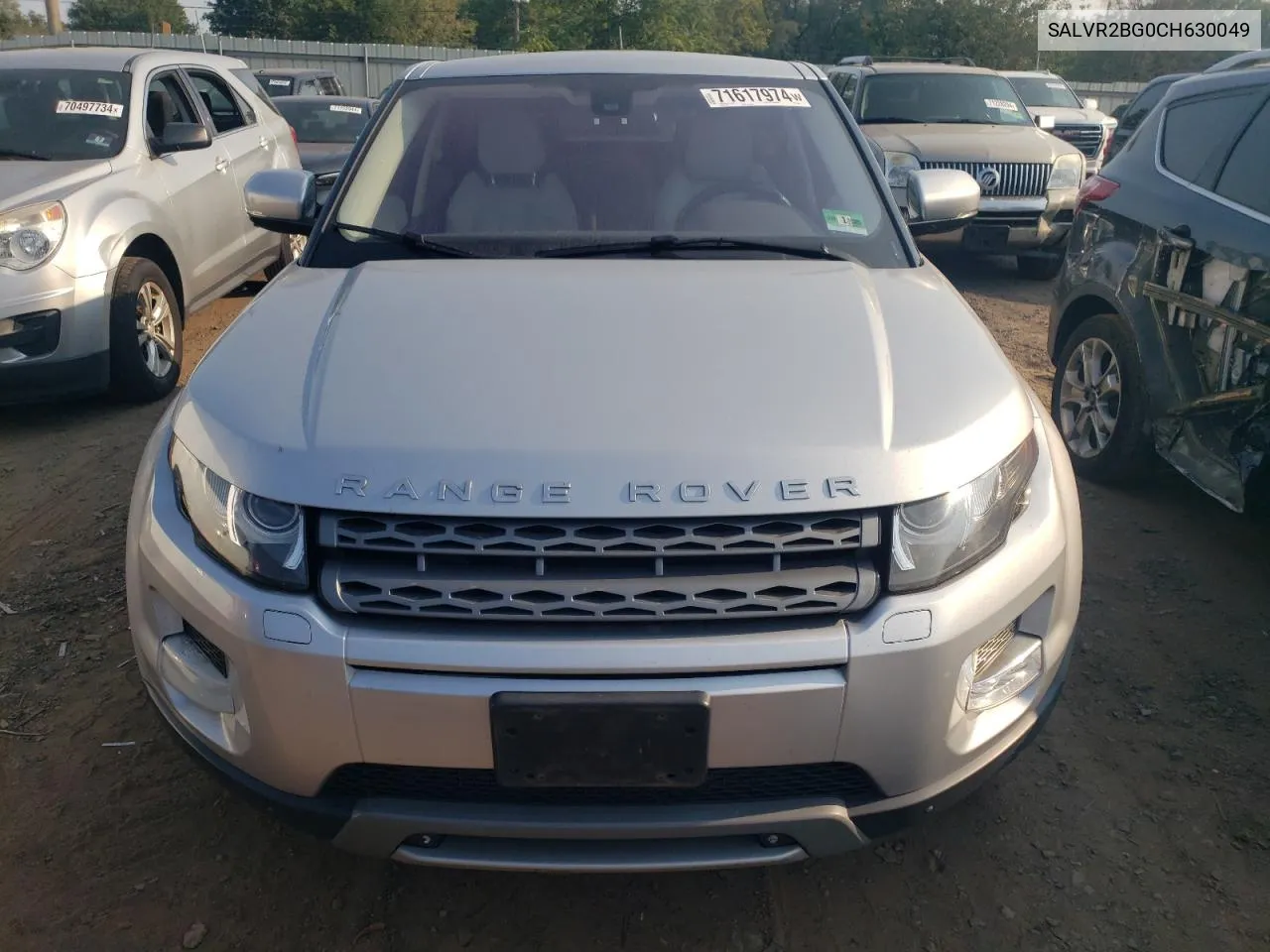 2012 Land Rover Range Rover Evoque Pure Premium VIN: SALVR2BG0CH630049 Lot: 71617974