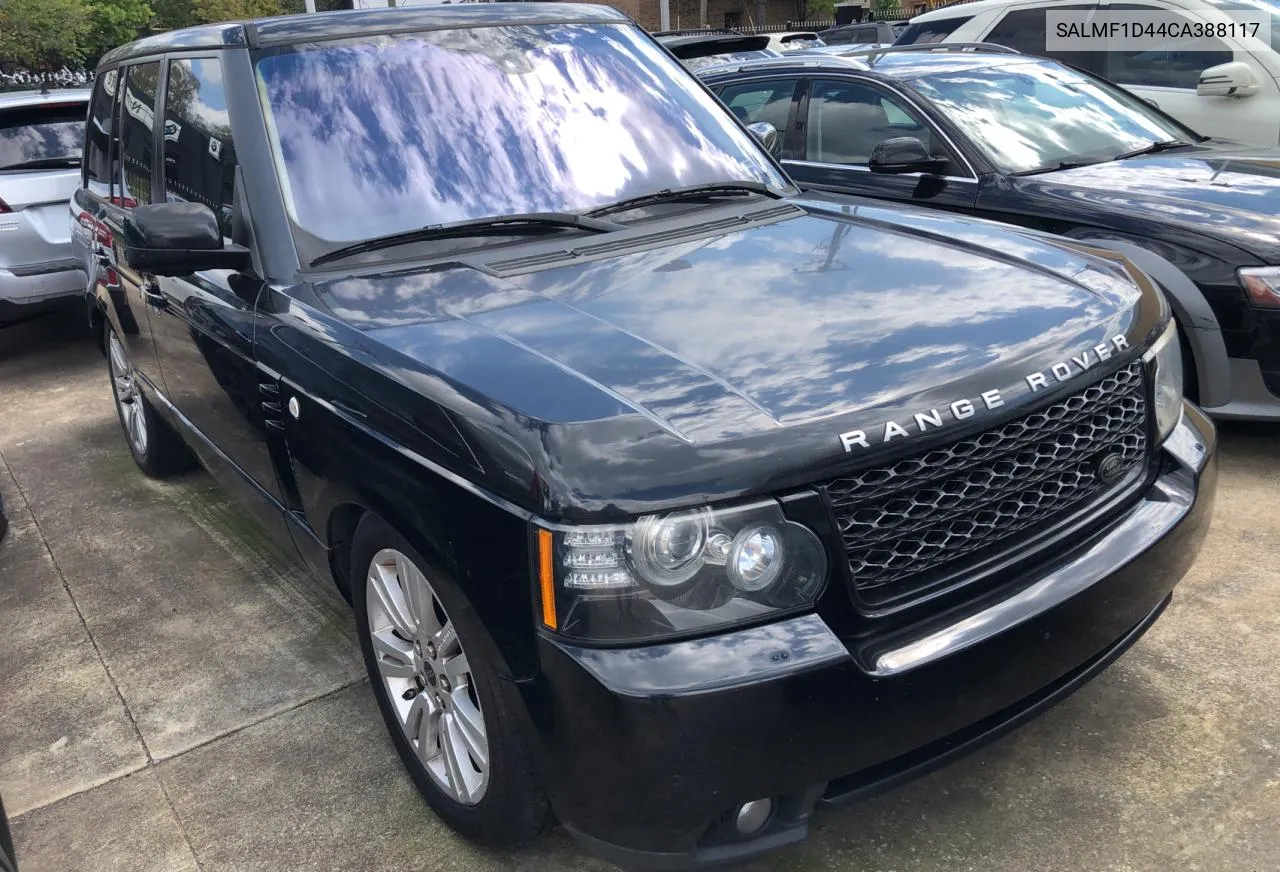 SALMF1D44CA388117 2012 Land Rover Range Rover Hse Luxury