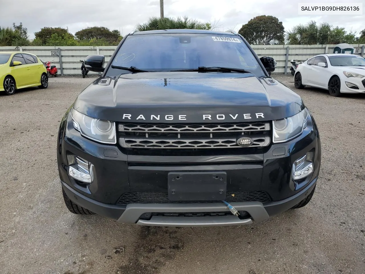 2013 Land Rover Range Rover Evoque Pure Plus VIN: SALVP1BG9DH826136 Lot: 47859974