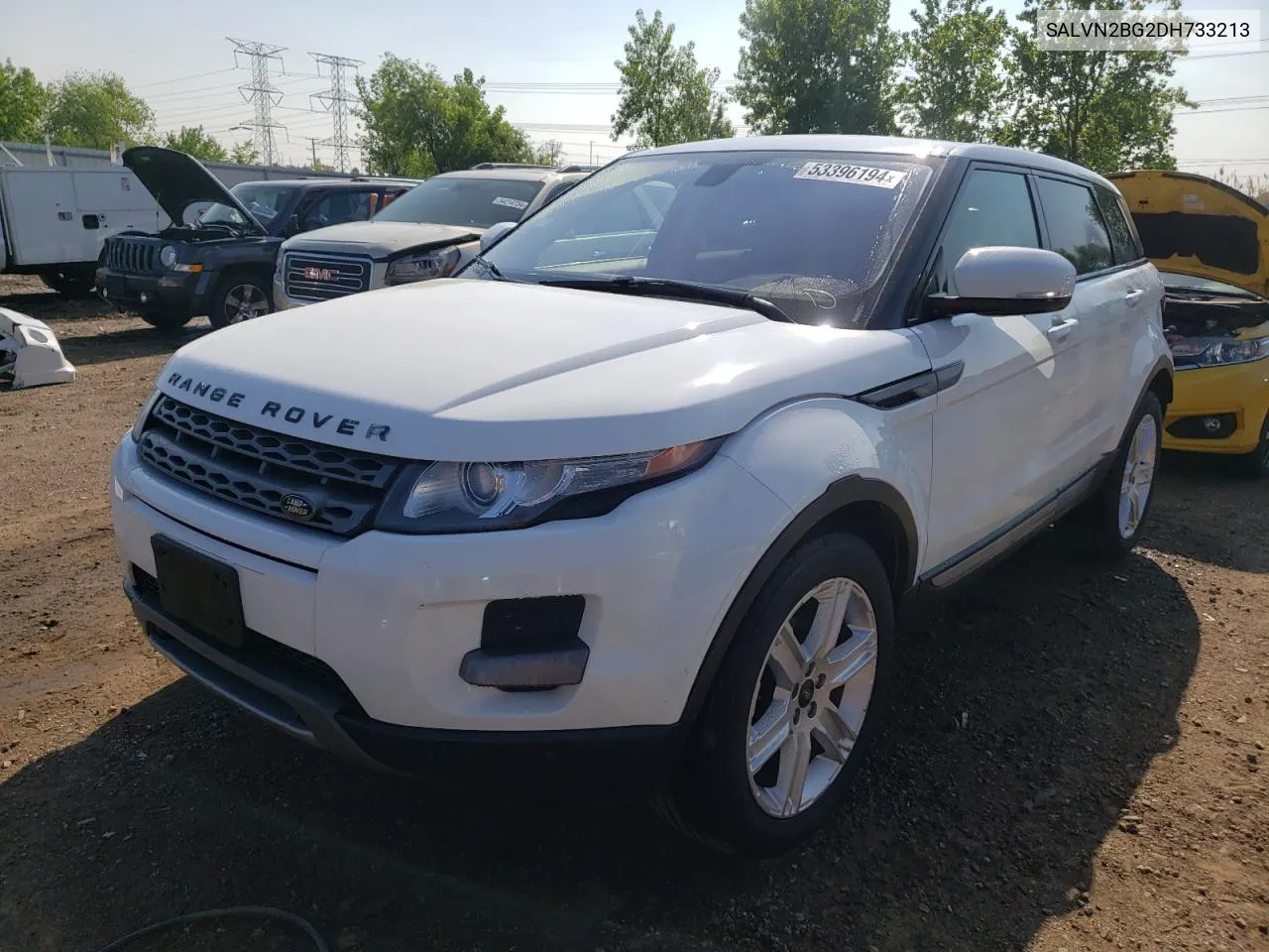 SALVN2BG2DH733213 2013 Land Rover Range Rover Evoque Pure