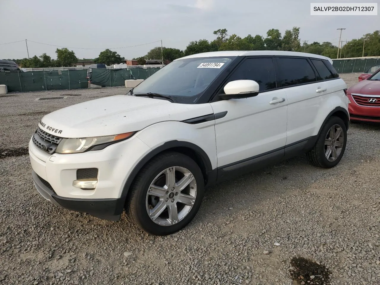 SALVP2BG2DH712307 2013 Land Rover Range Rover Evoque Pure Plus