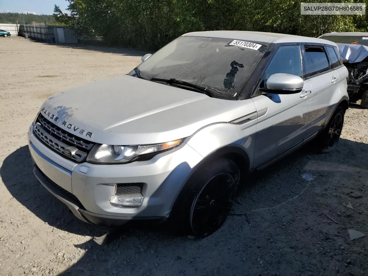 2013 Land Rover Range Rover Evoque Pure Plus VIN: SALVP2BG7DH806585 Lot: 55170304