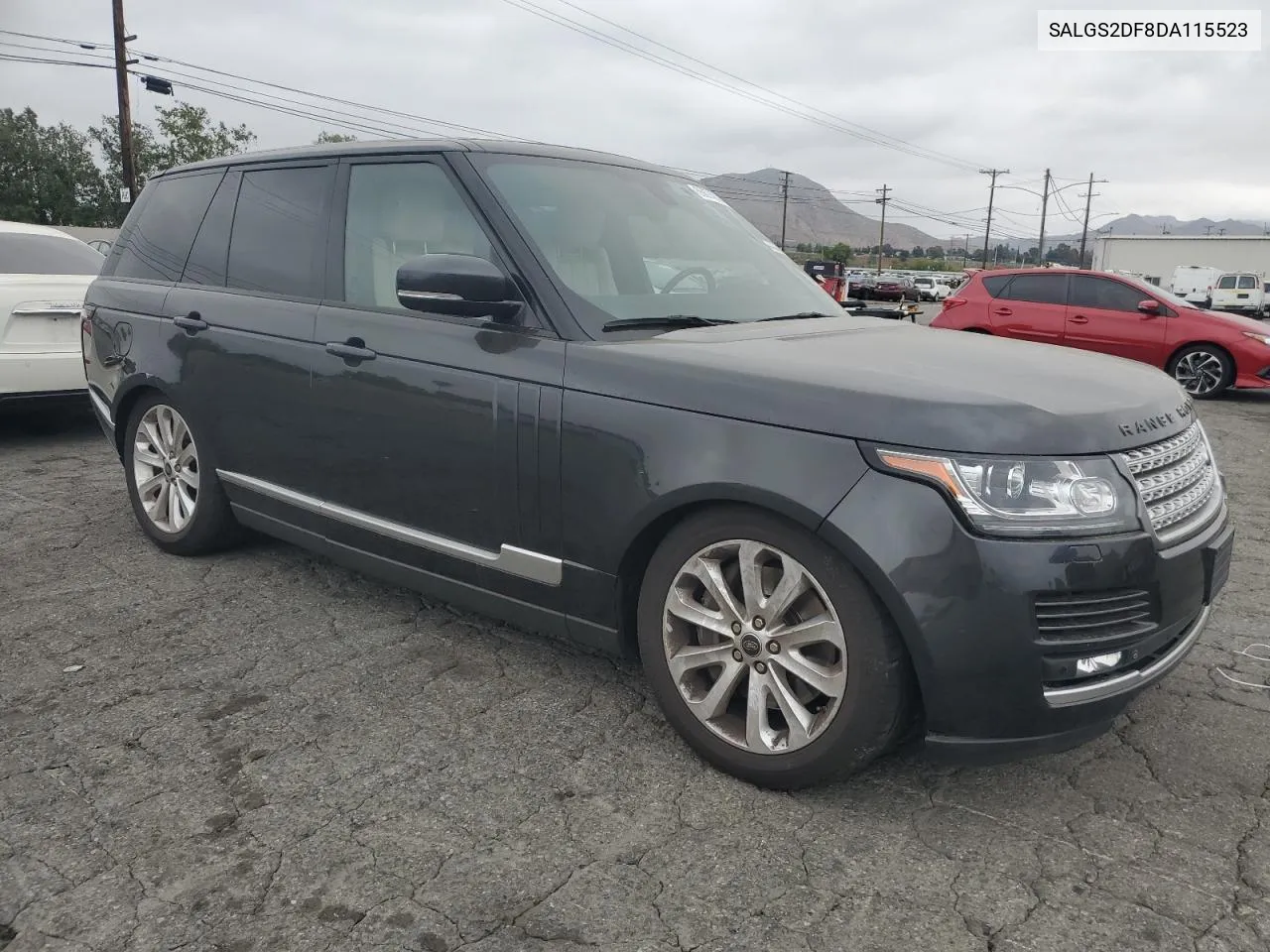 2013 Land Rover Range Rover Hse VIN: SALGS2DF8DA115523 Lot: 55674214