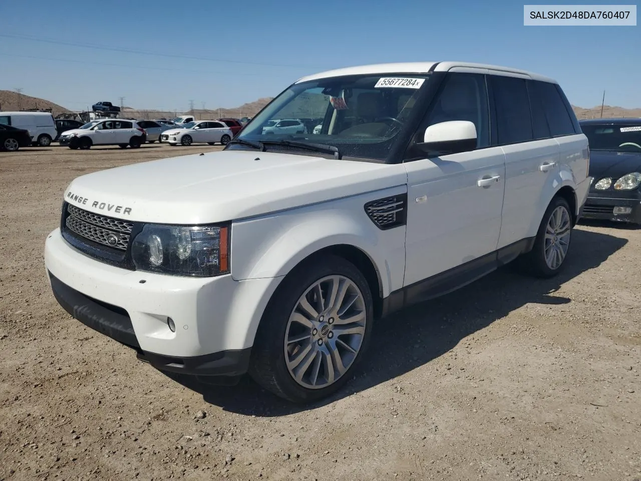 2013 Land Rover Range Rover Sport Hse Luxury VIN: SALSK2D48DA760407 Lot: 55677284