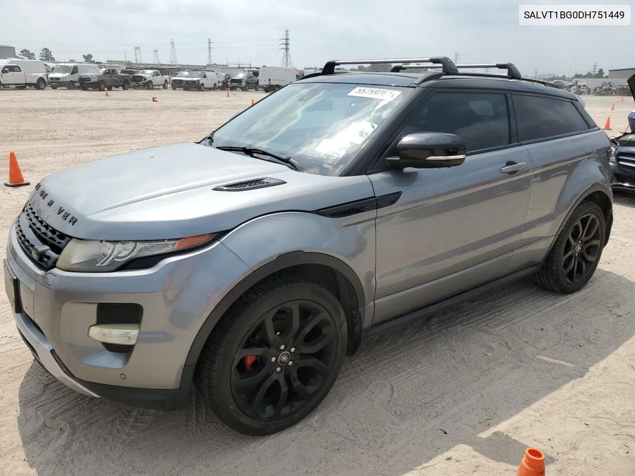 2013 Land Rover Range Rover Evoque Dynamic Premium VIN: SALVT1BG0DH751449 Lot: 55759264