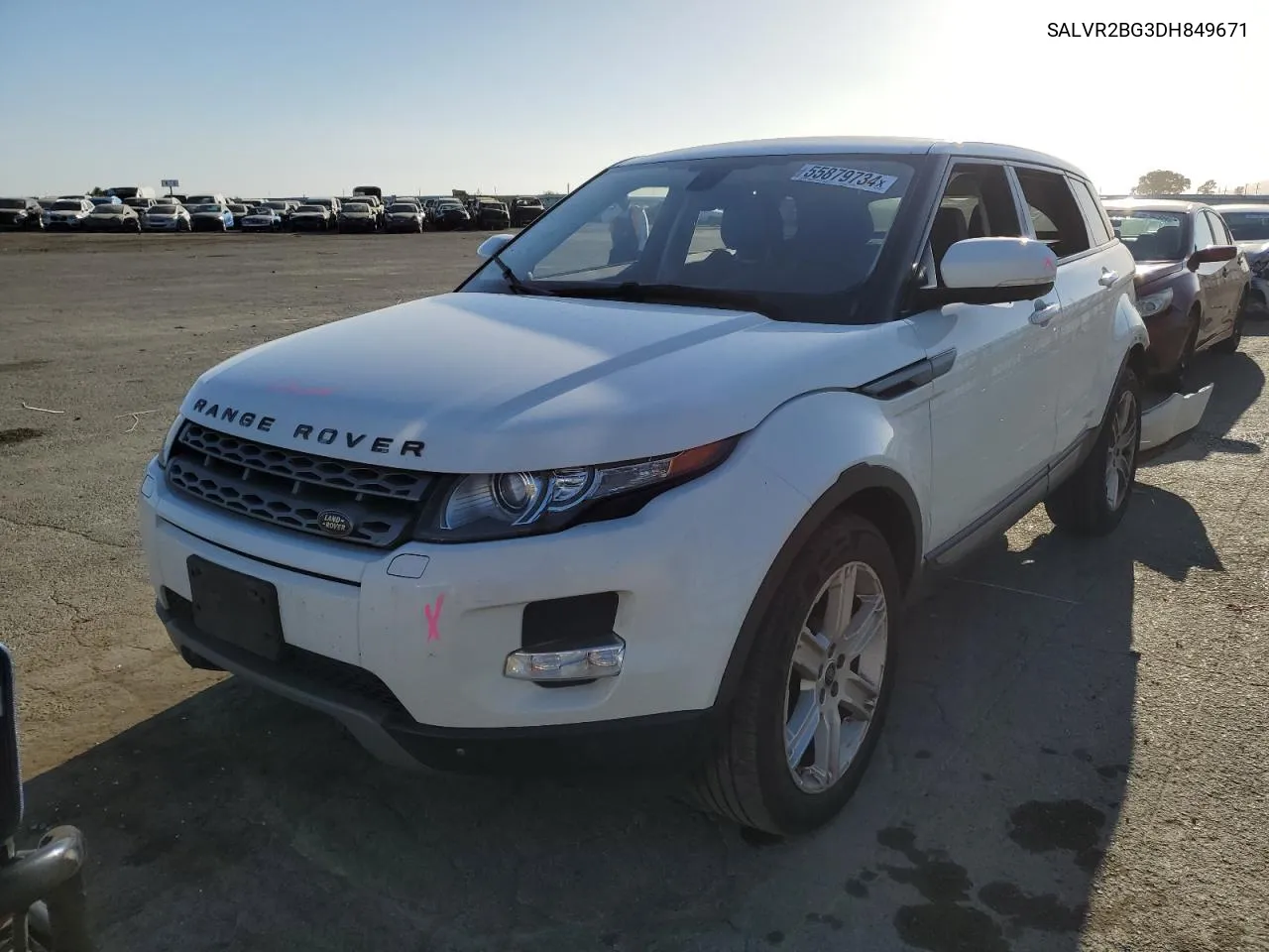 2013 Land Rover Range Rover Evoque Pure Premium VIN: SALVR2BG3DH849671 Lot: 55879734