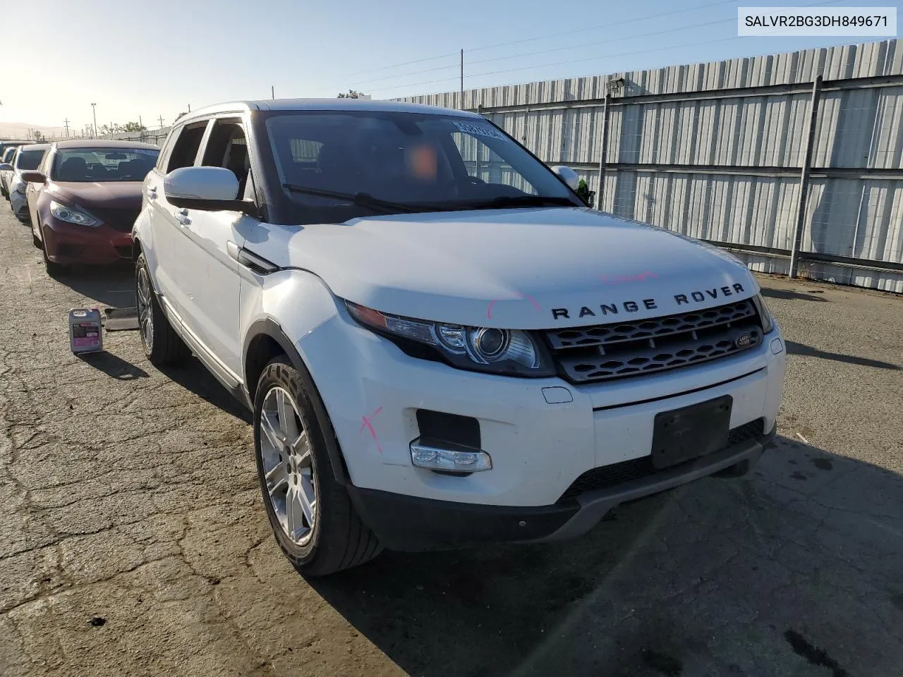 2013 Land Rover Range Rover Evoque Pure Premium VIN: SALVR2BG3DH849671 Lot: 55879734