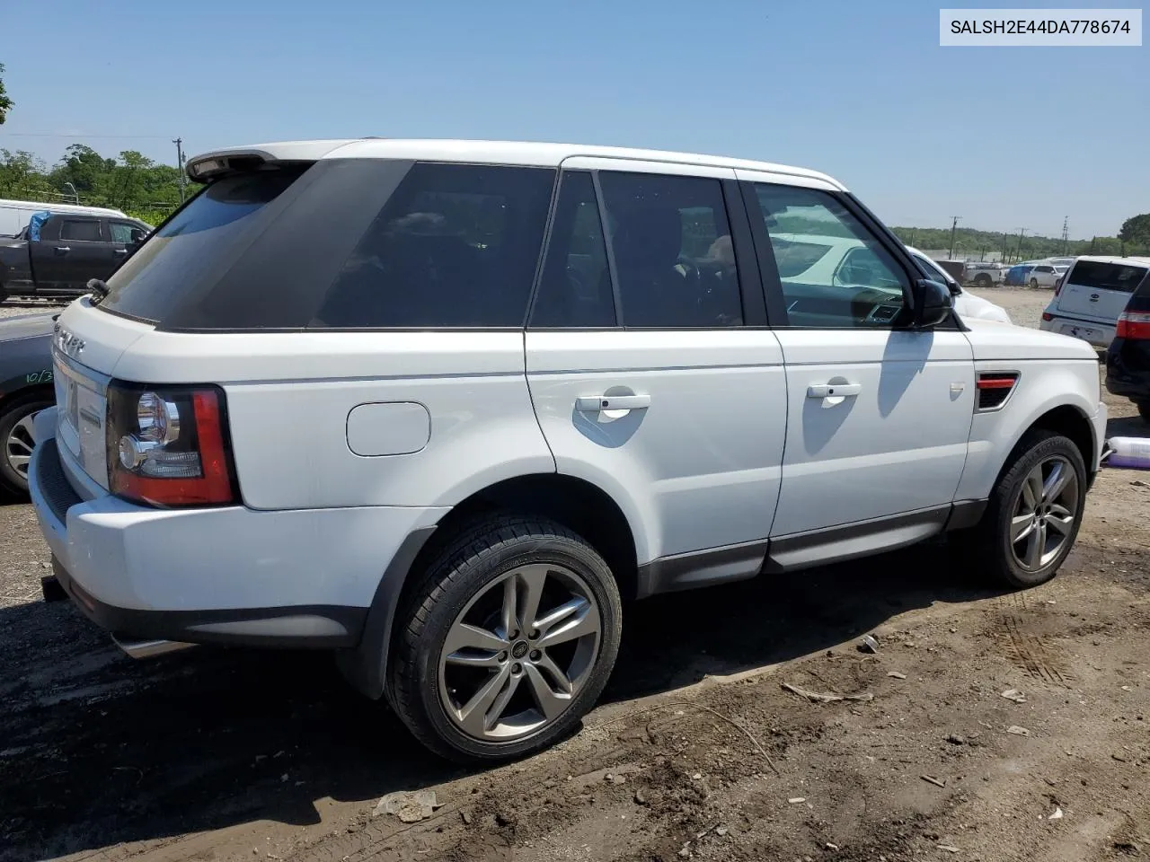 2013 Land Rover Range Rover Sport Sc VIN: SALSH2E44DA778674 Lot: 56000334