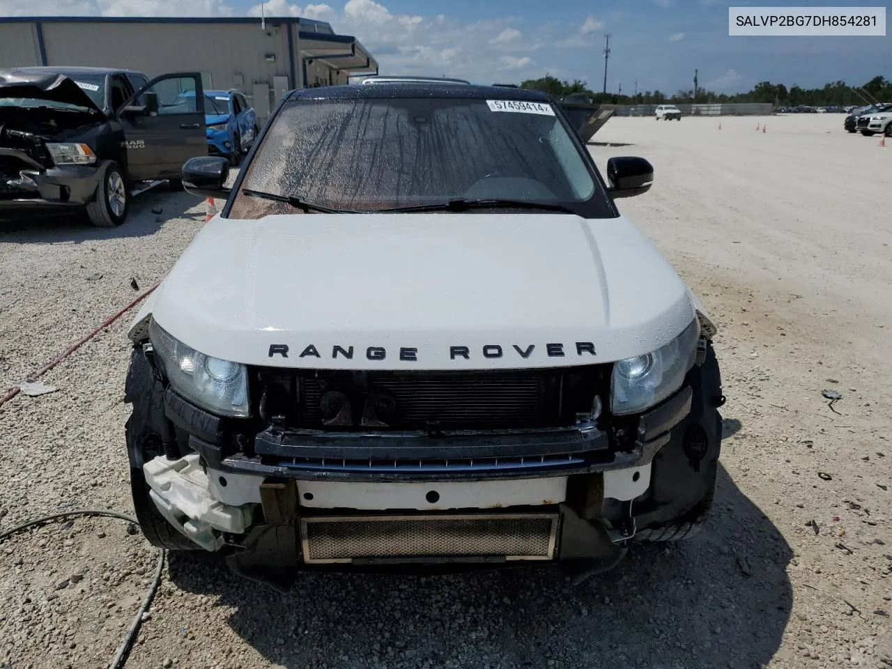 2013 Land Rover Range Rover Evoque Pure Plus VIN: SALVP2BG7DH854281 Lot: 57459414