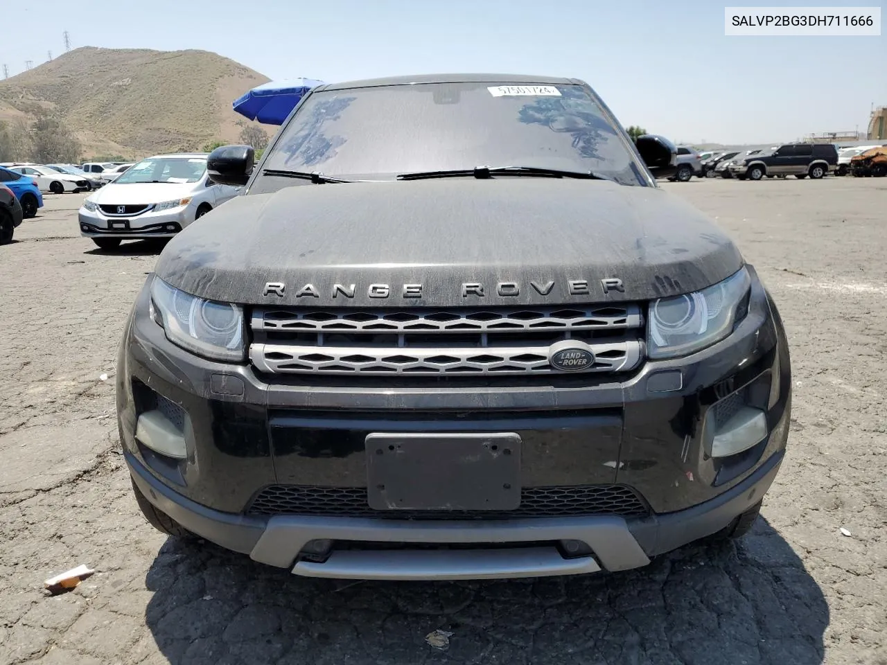 SALVP2BG3DH711666 2013 Land Rover Range Rover Evoque Pure Plus