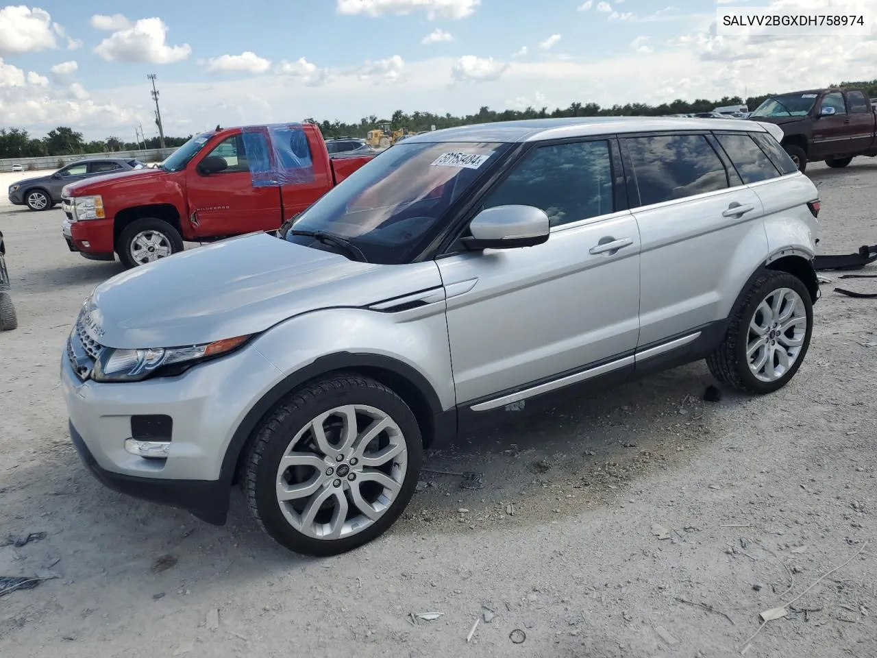 2013 Land Rover Range Rover Evoque Prestige Premium VIN: SALVV2BGXDH758974 Lot: 58153484