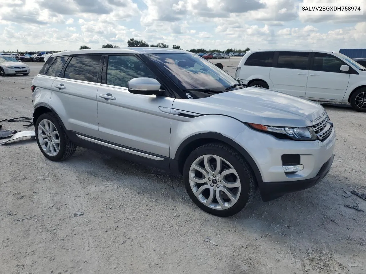 2013 Land Rover Range Rover Evoque Prestige Premium VIN: SALVV2BGXDH758974 Lot: 58153484