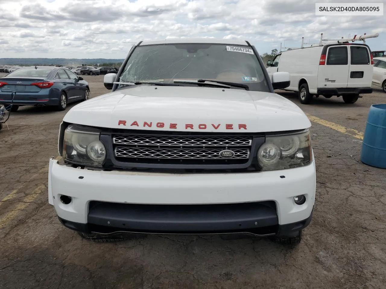 2013 Land Rover Range Rover Sport Hse Luxury VIN: SALSK2D40DA805095 Lot: 70466734