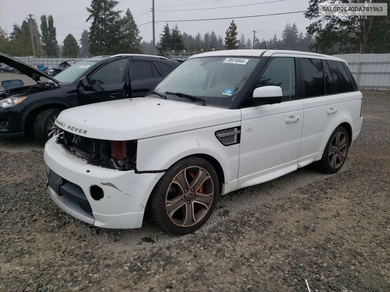 2013 Land Rover Range Rover Sport Autobiography VIN: SALSP2E40DA781963 Lot: 70974844