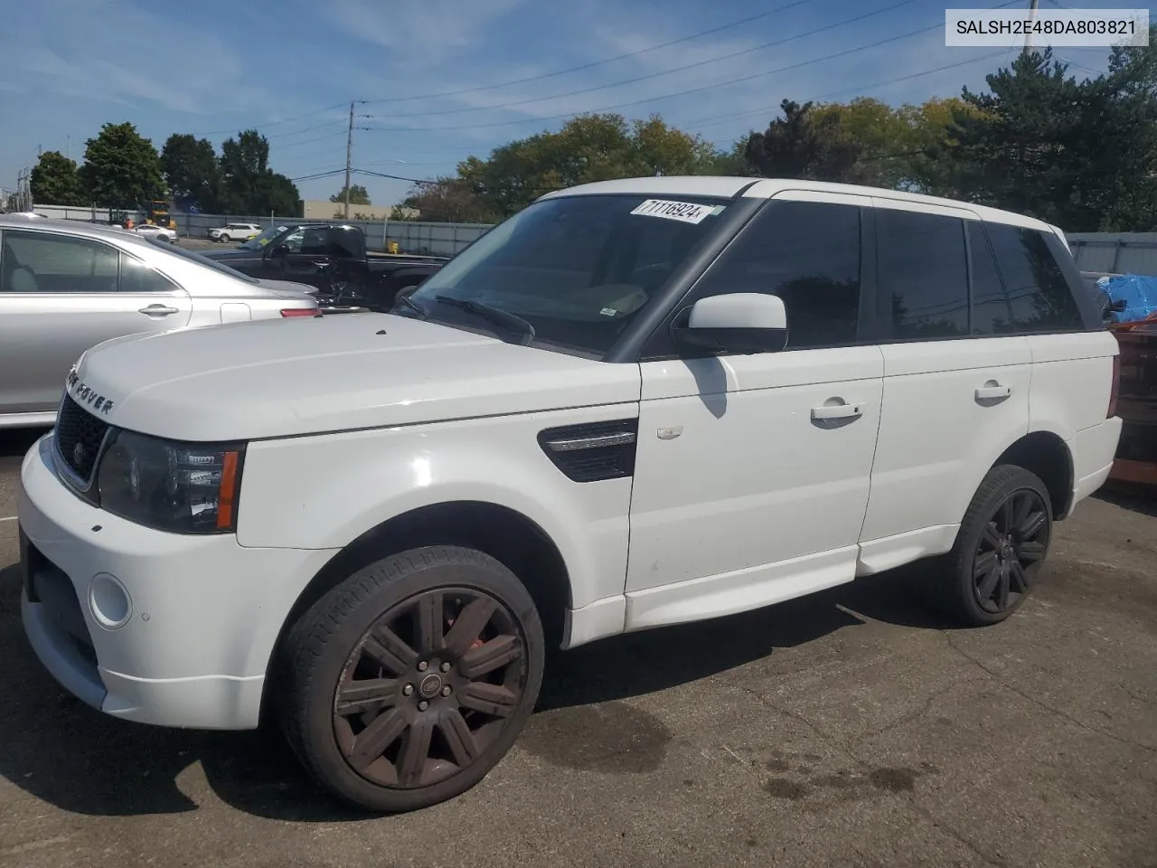 2013 Land Rover Range Rover Sport Sc VIN: SALSH2E48DA803821 Lot: 71116924