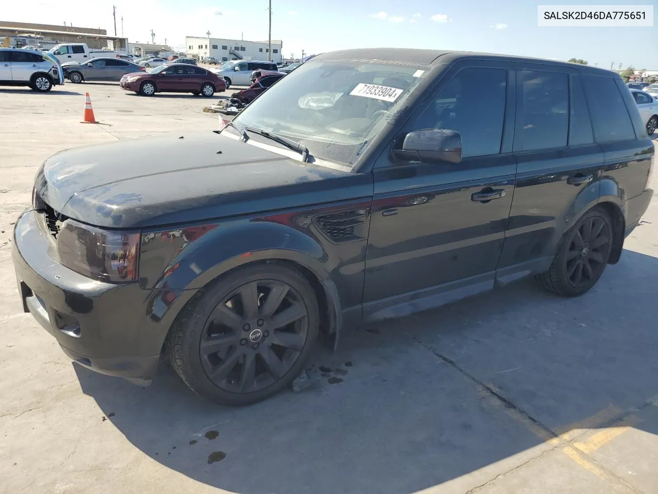 2013 Land Rover Range Rover Sport Hse Luxury VIN: SALSK2D46DA775651 Lot: 71933904