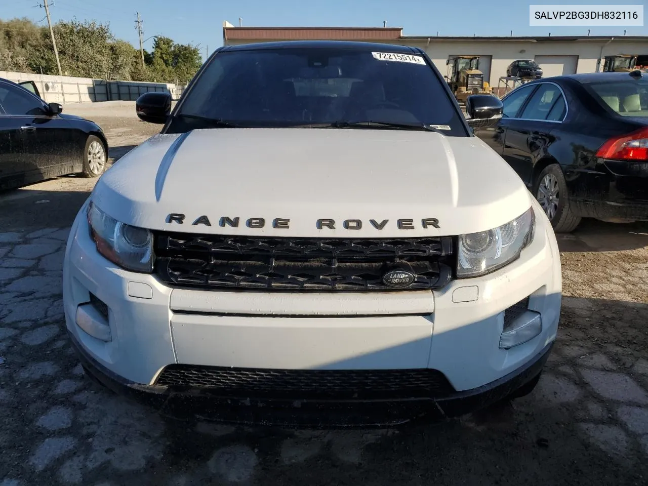 2013 Land Rover Range Rover Evoque Pure Plus VIN: SALVP2BG3DH832116 Lot: 72215514