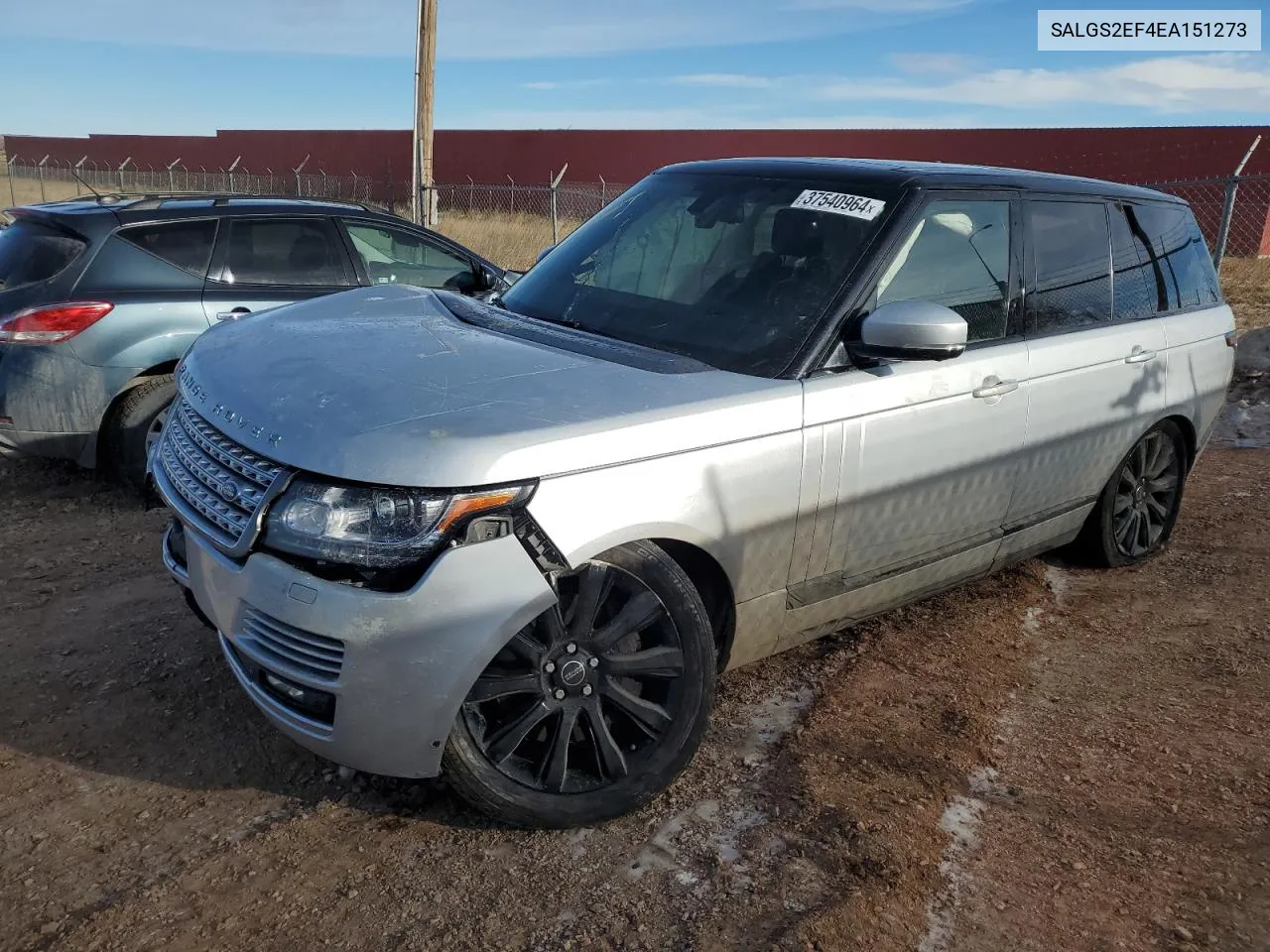 2014 Land Rover Range Rover Supercharged VIN: SALGS2EF4EA151273 Lot: 37540964