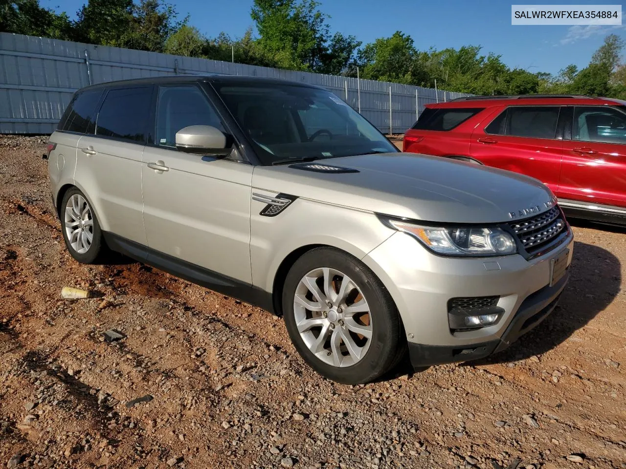 SALWR2WFXEA354884 2014 Land Rover Range Rover Sport Hse