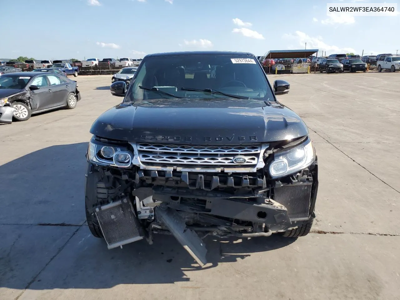 2014 Land Rover Range Rover Sport Hse VIN: SALWR2WF3EA364740 Lot: 52973644