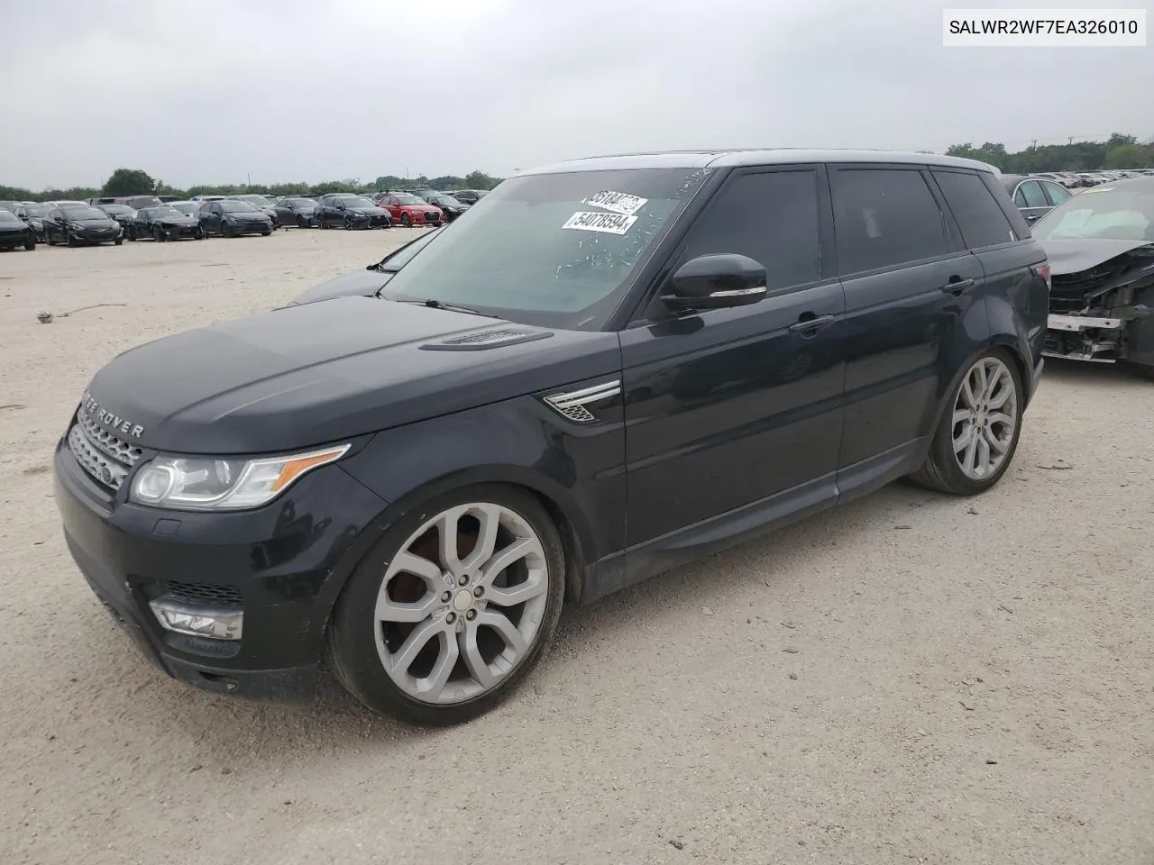 2014 Land Rover Range Rover Sport Hse VIN: SALWR2WF7EA326010 Lot: 54078594