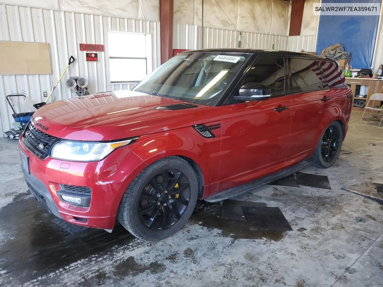 2014 Land Rover Range Rover Sport Hse VIN: SALWR2WF7EA359671 Lot: 54464464