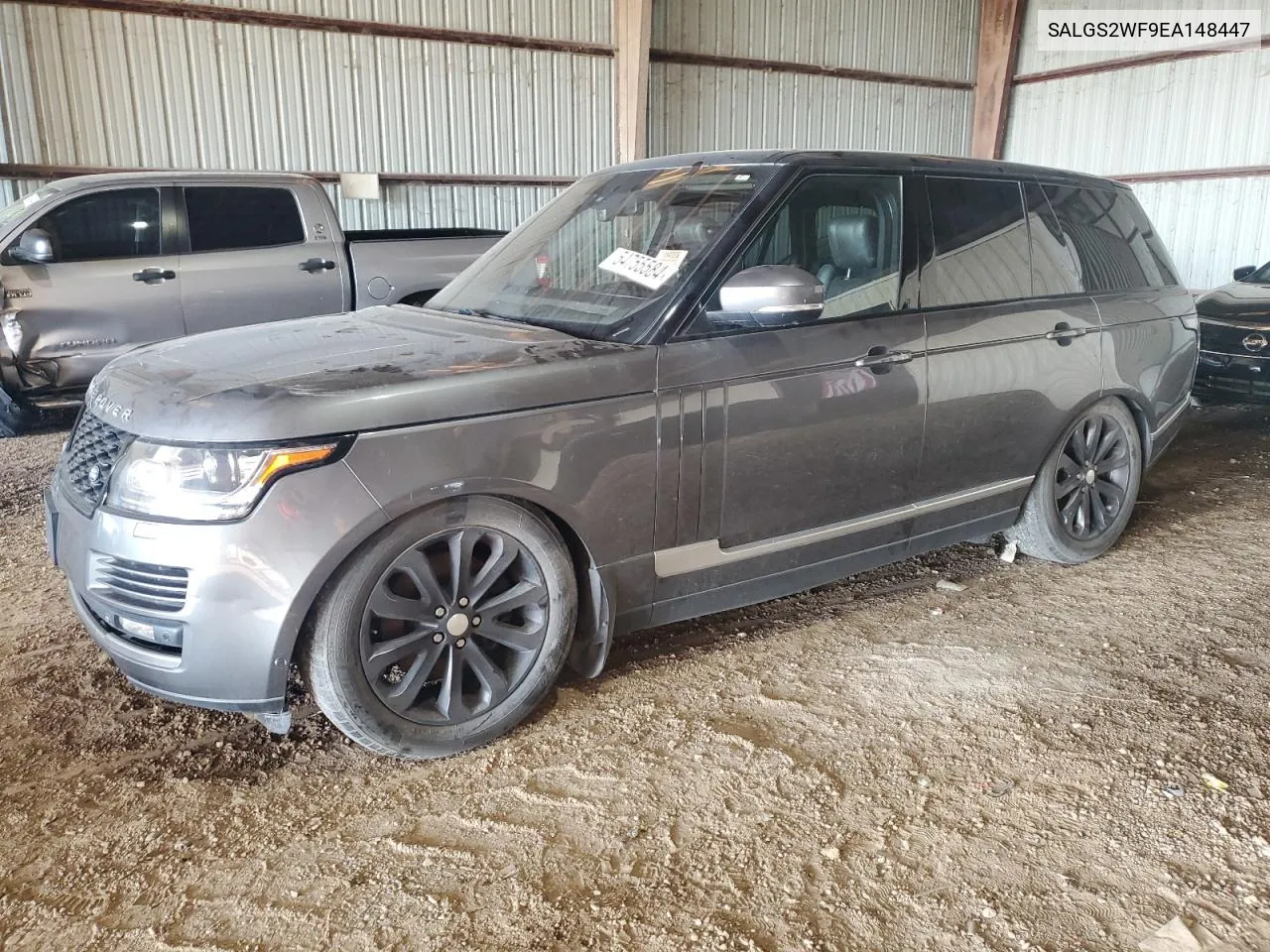 2014 Land Rover Range Rover Hse VIN: SALGS2WF9EA148447 Lot: 54755584