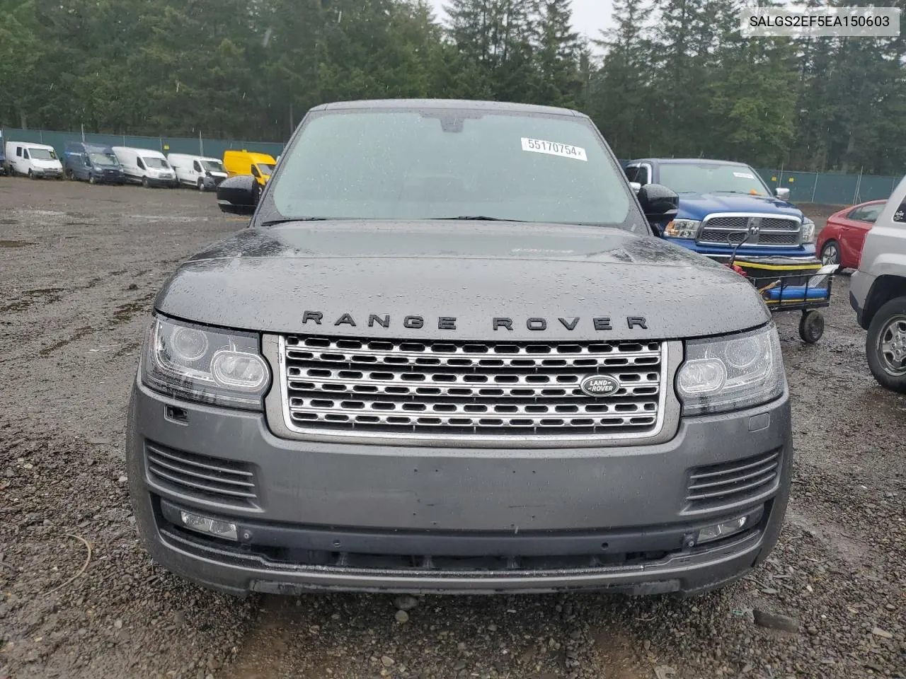 2014 Land Rover Range Rover Supercharged VIN: SALGS2EF5EA150603 Lot: 55170754