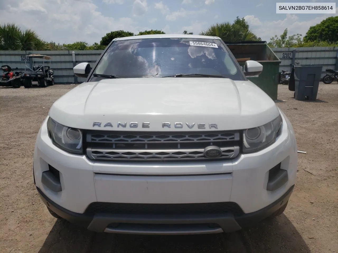 2014 Land Rover Range Rover Evoque Pure VIN: SALVN2BG7EH858614 Lot: 55864604