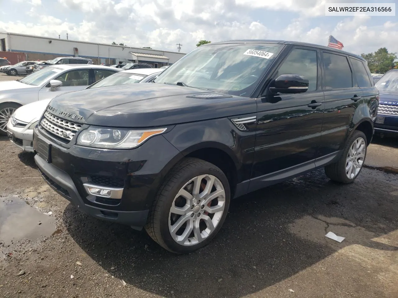 2014 Land Rover Range Rover Sport Sc VIN: SALWR2EF2EA316566 Lot: 56054064