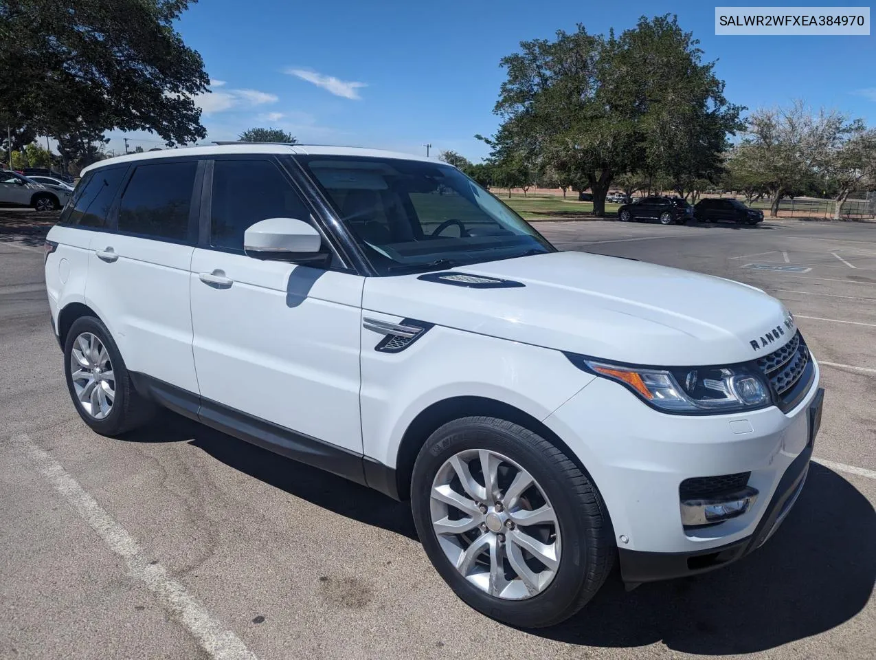 2014 Land Rover Range Rover Sport Hse VIN: SALWR2WFXEA384970 Lot: 56170044