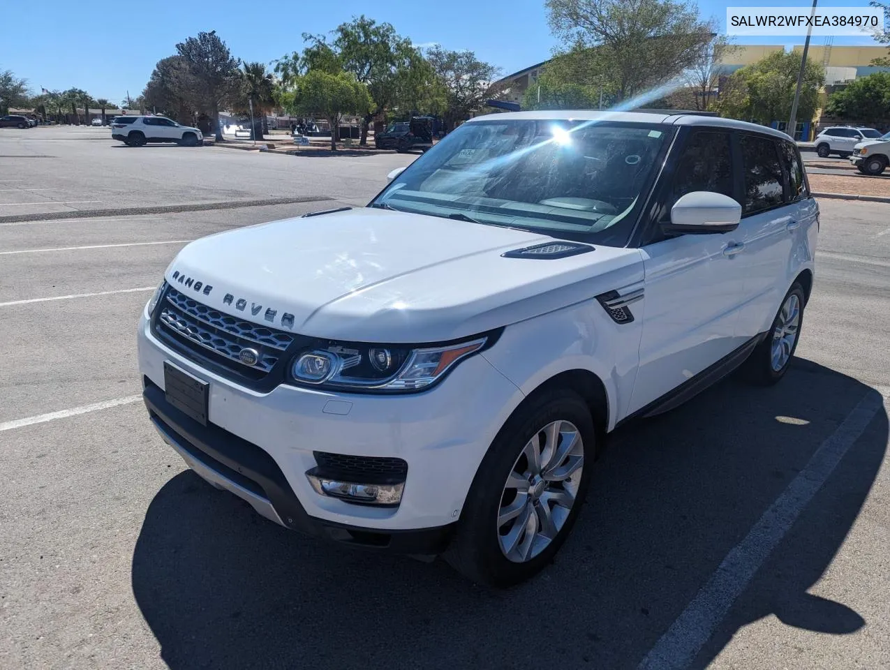 2014 Land Rover Range Rover Sport Hse VIN: SALWR2WFXEA384970 Lot: 56170044